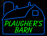 Custom Plaugher Barn Home Logo Neon Sign 1
