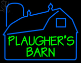 Custom Plaugher Barn Home Logo Neon Sign 2