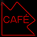 Custom Red Cafe Border Neon Sign 1