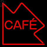 Custom Red Cafe Border Neon Sign 2