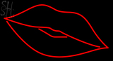 Custom Red Lips Neon Sign 1