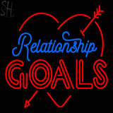 Custom Relationship Goals Logo Neon Sign 1