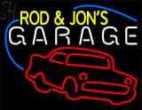 Custom Rod And Jon Garage Car Logo Neon Sign 1