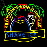 Custom Shave Ice Logo Neon Sign 2