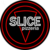 Custom Slice Pizzeria Logo Neon Sign 1
