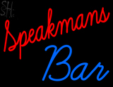 Custom Speakmans Bar Neon Sign 1
