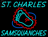 Custom St Charles Samsquanches Neon Sign 2