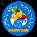 Custom Surf City Squeeze Smoothies Neon Sign 3
