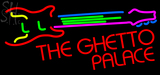 Custom The Ghetto Palace Guitar Neon Sign 2