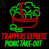 Custom Trappers Express Picnic Take Out Neon Sign 3