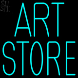 Custom Turquoise Art Store Neon Sign 1