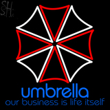 Custom Umbrella Our Business Is Life Itself Logo Neon Sign 1
