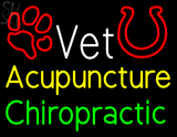 Custom Vet Horse Shoe Paw Acupuncture Chiropractic Neon Sign 8