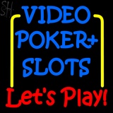 Custom Video Poker Slots Neon Sign 2
