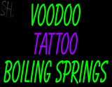 Custom Voodoo Tattoo Boiling Springs Neon Sign 1