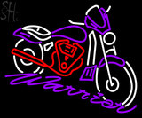 Custom Warrior Bike Logo Neon Sign 2