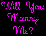 Custom Will You Marry Me Neon Sign 1