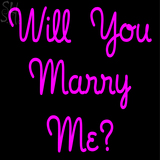 Custom Will You Marry Me Neon Sign 2