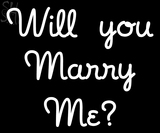 Custom Will You Marry Me Neon Sign 5