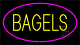 Bagels Purple Neon Sign