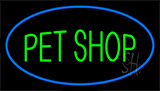 Pet Shop Blue Neon Sign