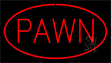 Red Pawn Neon Sign
