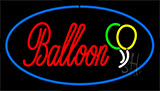 Balloon Blue Neon Sign