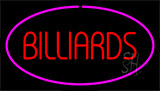 Red Billiards Purple Neon Sign