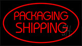 Packaging Shipping Red Neon Sign