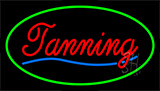 Red Tanning Green Neon Sign