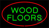 Wood Floors Red Neon Sign
