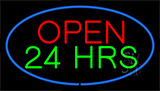 Open 24 Hrs Neon Sign