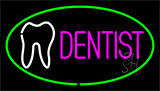 Pink Dentist Green Neon Sign
