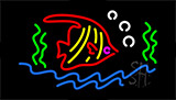 Fish Logo Animated Neon Sign