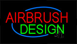 Airbrush Design Animated Neon Sign