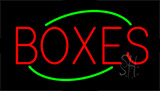 Boxes Flashing Neon Sign