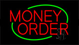 Red Money Order Animated Neon Sign