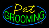 Pet Grooming Animated Neon Sign