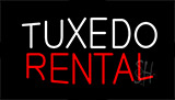 Tuxedo Rental Flashing Neon Sign