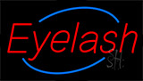 Red Eyelash Neon Sign