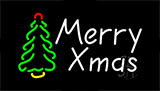Merry Christmas Tree Flashing Neon Sign