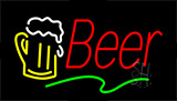 Red Beer Animated Neon Sign