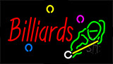 Billiards With Logo Flashing Neon Sign