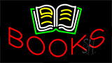 Books With Logo Animated Neon Sign