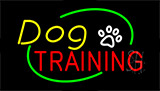 Dog Training Animated Neon Sign