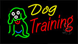 Dog Training Flashing Neon Sign