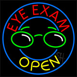 Eye Exam Open Neon Sign