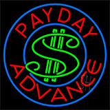 Payday Advance Dollar Logo Neon Sign