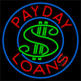 Payday Loans Dollar Logo Neon Sign