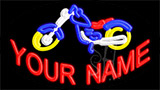 Custom Motorcycle Animated Neon Sign